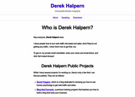 Derekhalpern.com thumbnail