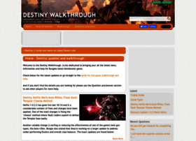 Destinywalkthrough.com thumbnail