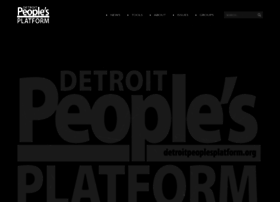Detroitpeoplesplatform.org thumbnail