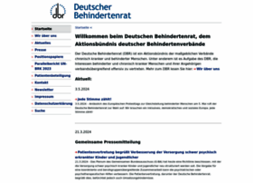 Deutscher-behindertenrat.de thumbnail