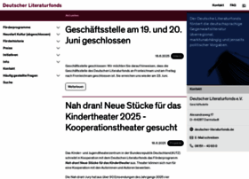 Deutscher-literaturfonds.de thumbnail