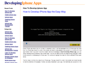 Developingiphoneapps.com thumbnail