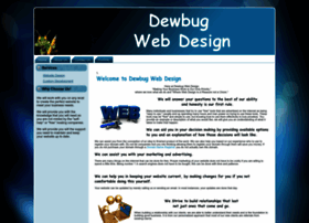 Dewbugwebdesign.com thumbnail