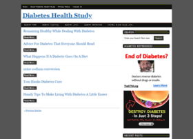 Diabeteshealthstudy.com thumbnail