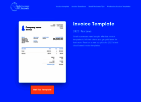 Digital-invoice-template.com thumbnail