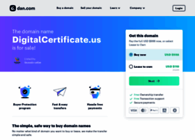 Digitalcertificate.us thumbnail