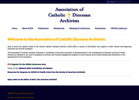 Diocesanarchivists.org thumbnail