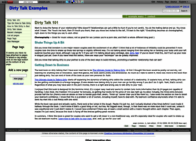 Dirty-talk-examples.wikidot.com thumbnail