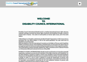 Disabilitycouncilinternational.org thumbnail