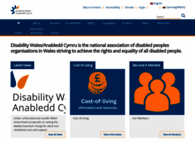 Disabilitywales.org thumbnail
