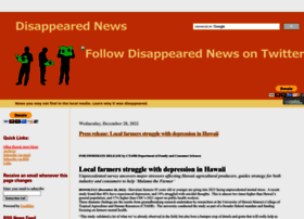 Disappearednews.com thumbnail