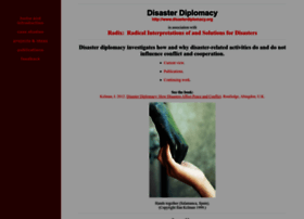 Disasterdiplomacy.org thumbnail