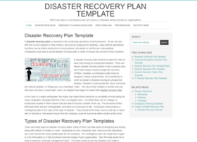 Disasterrecoveryplantemplate.org thumbnail