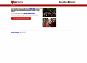 Dissertations.le.ac.uk thumbnail