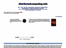 Distributedcomputing.info thumbnail