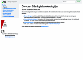 Divvun.no thumbnail