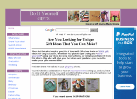 Do-it-yourself-gifts.com thumbnail