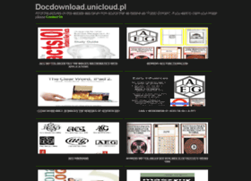 Docdownload.unicloud.pl thumbnail
