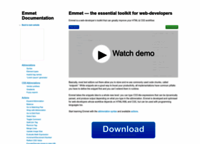 Docs.emmet.io thumbnail