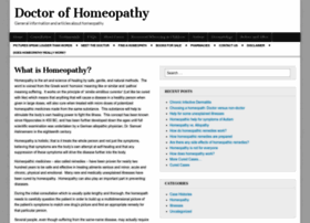 Doctorofhomeopathy.com thumbnail