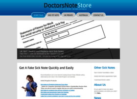 Doctorsnotestore.com thumbnail