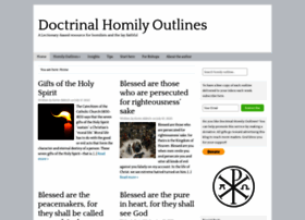 Doctrinalhomilyoutlines.com thumbnail