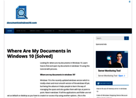 Documentswindows10.com thumbnail