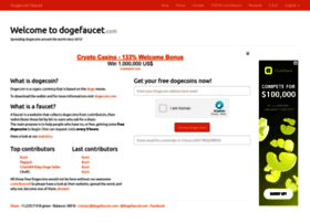 Dogefaucet.com thumbnail