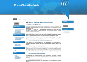 Dohaclassified.com thumbnail