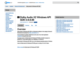 Dolby-audio-x2-windows-api-sdk.updatestar.com thumbnail