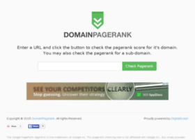 Domainpagerank.net thumbnail