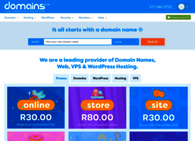 Domains.co.za thumbnail