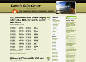 Domainsalescenter.com thumbnail