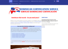 Dominicancertificates.com thumbnail