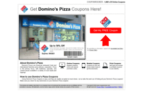 Dominospizza.couponrocker.com thumbnail