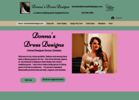 Donnasdressdesigns.com thumbnail