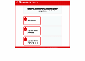 Donorportalen.regionh.dk thumbnail