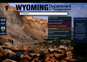 Dot.state.wy.us thumbnail