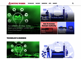 Dotingwords.com thumbnail