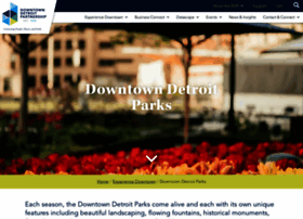 Downtowndetroitparks.com thumbnail