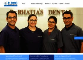 Drbhatiasdentalcare.com thumbnail