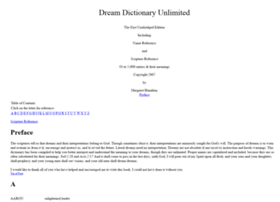 Dream-dictionary-unlimited.com thumbnail