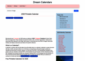 Dreamcalendars.com thumbnail