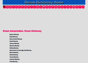 Dreamdictionary.dedikmi.com thumbnail