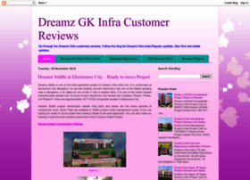 Dreamzgkinfra-customer-reviews.blogspot.in thumbnail