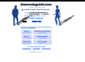Dresscodeguide.com thumbnail