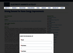 Drivingdemand.lbl.gov thumbnail