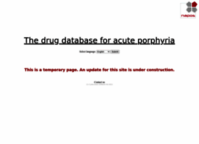 Drugs-porphyria.org thumbnail
