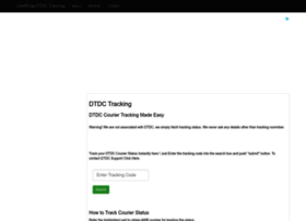 Dtdc-tracking.co.in thumbnail
