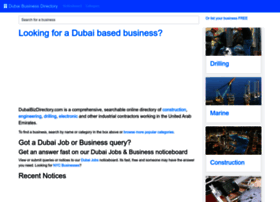 Dubaibizdirectory.com thumbnail